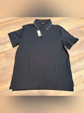 VRST short sleeve polo shirt large navy blue new with tags